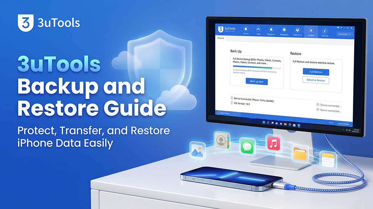 3utools backup and restore
