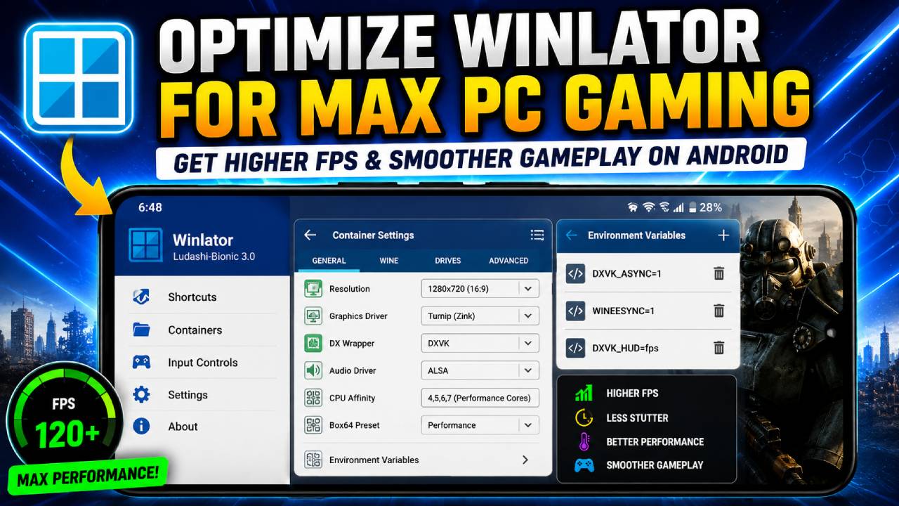 how to optimize winlator